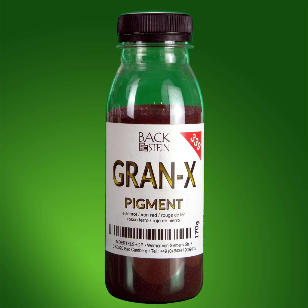Gran-X Pigment for Concrete Type 339 iron red Gran-X Pigment for Concrete Type 339 iron red