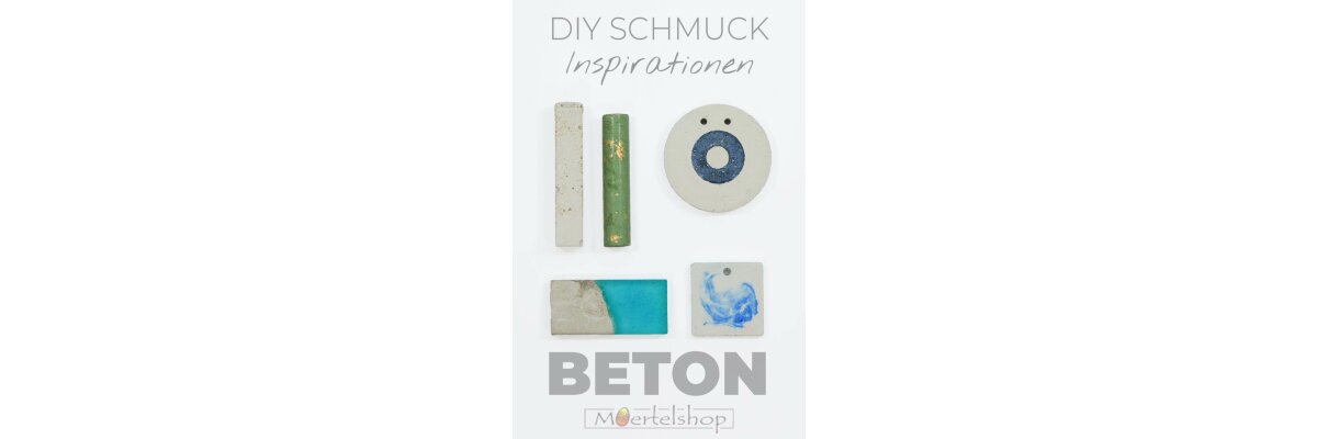 Betonschmuck DIY - von Wiebke Zander - Betonschmuck selber machen