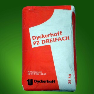 Grauzement DYCKERHOFF DREIFACH CEM I 52,5 R 300 kg (12 Sack)