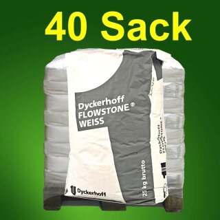 Dyckerhoff FLOWSTONE® weiß, 1000 kg (ganze Palette)