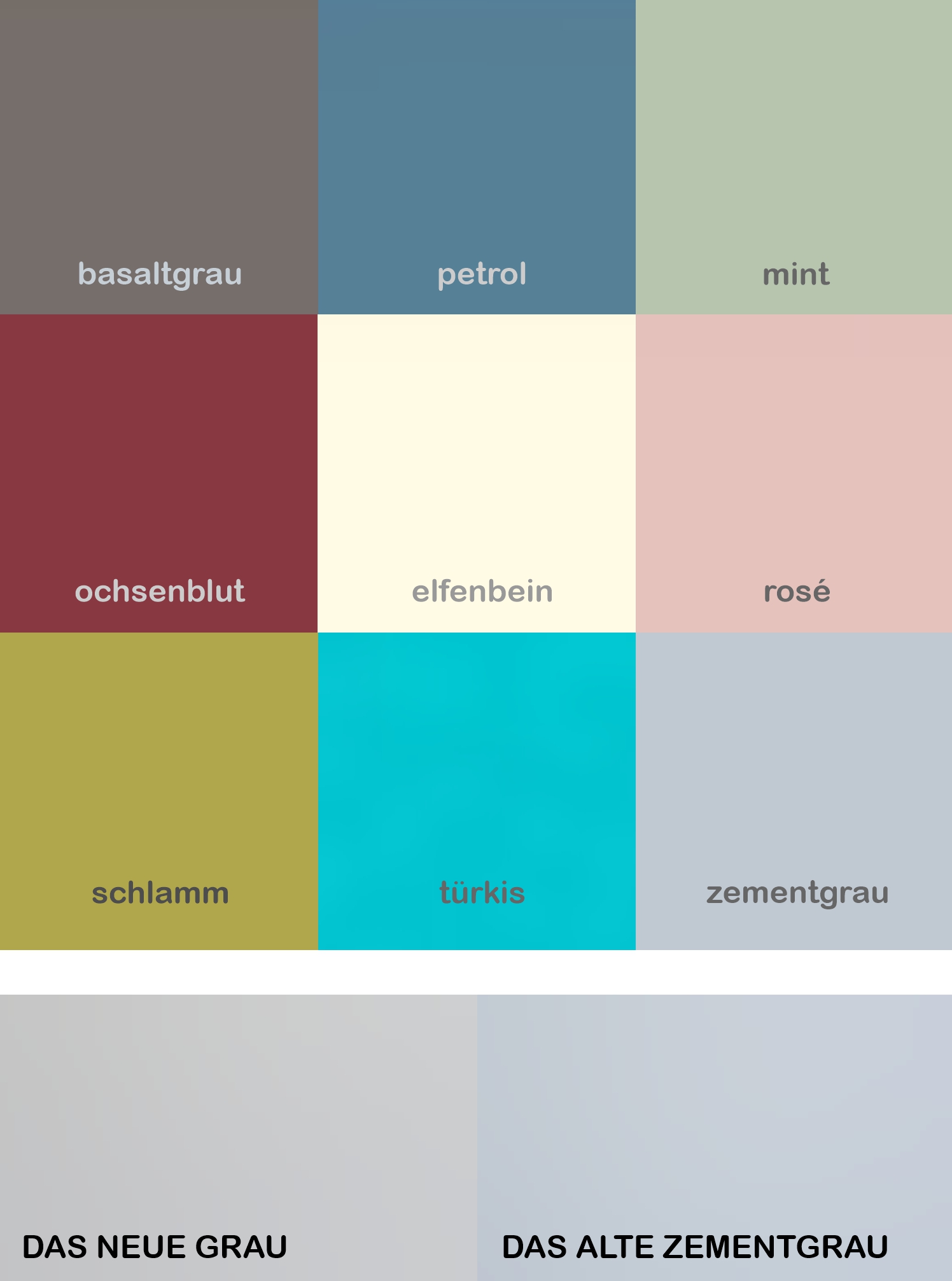 Marfino Farbtafel