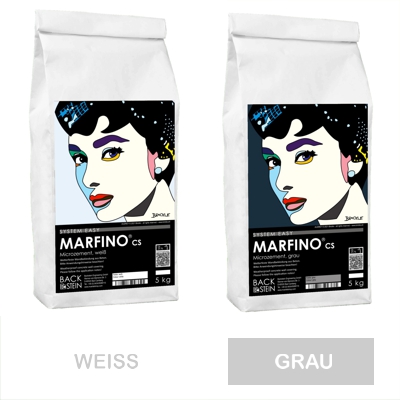 Marfino in grau und weiß